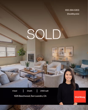 SOLD: 1526 Beechwood Ave, San Leandro 🏡✨

This one had a plot twist.

Open house day #1 landed on the same day as the World Cup final. ⚽🏆 Half of Washington Manor was glued to a screen instead of touring homes — so yes, that pushed our closing timeline. But here's the thing about a house this special: it was always going to find its person, final match or not.

Because 1526 Beechwood isn't your typical Washington Manor home. At 2,450 sqft with 4 bed / 2.5 bath, it's noticeably larger than most of its neighbors — which meant it needed the right buyer, not just the next buyer. Someone who could see:

🛏️ A primary suite so massive, a king bed looked small in it
🚪 A junior suite bigger than most people's living rooms
✨ A skylit staircase that floods the whole home with light
🍳 A kitchen that connects not one, but TWO separate dining areas
🌳 A backyard big enough to fit an entire second house

Selling a home that's "too big" for its neighborhood is its own kind of challenge — you're not just marketing square footage, you're helping buyers reimagine what "enough space" actually means. It takes the right story, the right staging, and patience through a delay or two (even a World Cup–sized one).

And now? Keys have officially changed hands. 🔑

Another Washington Manor family gets to grow into all that space. 💛

#SanLeandroRealEstate #WashingtonManor #JustSold #BayAreaREALTOR® #EastBayHomes 