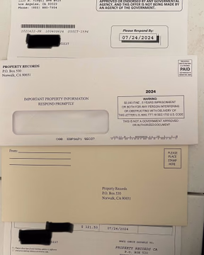 🌷 1001 things First Time Homebuyers should know

🚨Beware of Unnecessary Fees!‼️

After purchasing a home, you might receive a letter that looks like an official document from the county, requesting a fee for property records or other services. BE CAUTIOUS! 

These letters are often sent by private companies, not government agencies, even though they may seem official.

For instance, you could be asked to pay over $100 for records that you can easily obtain for free from your title/escrow company or your county. Always check with your escrow office or county before paying any fees for property documents. If you’re ever unsure about any paperwork you receive, don’t hesitate to contact your REALTOR®.

~~~~~~~ 🚨🚨🚨~~~~~~~

Stay informed and save your money by verifying the source before you pay!

Sau khi mua nhà xong, Bạn thường nhận được 1 thư (nhìn rất giống tài liệu chính thức đến từ county, yêu cầu bạn trả 1 khoản phí để cung cấp hồ sơ tài sản hay các dịch vụ khác. HÃY CẨN THẬN. 

Những bức thư này thường đến từ các công ty tư nhân và không phải từ bất kỳ cơ quan chính phủ nào, mặc dù trông có vẻ rất chính thức.

Ví dụ, bạn có thể được yêu cầu trả hơn 100 đô la cho các hồ sơ mà bạn có thể dễ dàng lấy từ  cong ty title/escrow hay county cùa bạn miễn phí. Hãy gọi vp escrow hay county trước khi thanh toán bất kỳ khoản phí nào cho các tài liệu liên quan đến tài sản.  Hay bạn vẫn có thể gọi người REALTOR® của bạn khi bạn nhận được giấy tờ gì bạn ko rõ.

Hãy cảnh giác và tiết kiệm tiền bằng cách xác minh nguồn gốc trước khi thanh toán!

~~~~~~~~🚨🚨🚨~~~~~~~~

For more help, talk to a real estate agent.
You could also reach out to me at 415-521-8154

Best,

Stephanie/PhuongThao
DRE #02202744
415-521-8154

#CAUTION #realestatenews #unnecessaryfee #realestateunessearyfee
#sanjoserealestate #sanjoseREALTOR® #exprealty #exprealtyproud #dreamhome #HelpingPeopleToOwnTheirHomes #SingleFamilyHome #clientsatisfaction #clientsarefamily #clientsarefriends #buyersagent #sellersagent
#EveryoneDeservesAHome
