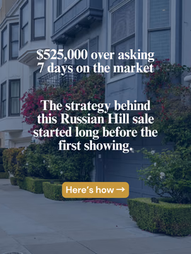 Before a buyer ever walked through the door, we were thinking about what would make them want to call this Russian Hill condo home.

At SERHANT., we research three likely buyer profiles for each property: what they value, what they’re searching for, and which features would make the home stand out to them.

That research helps guide the preparation, staging, photography, video, and story we tell.

For this home, fresh paint and thoughtful staging brought the natural light and architectural details into focus. Paired with strategic pricing and a clear marketing plan, we launched with purpose.

The result:
✨ Sold for $1,720,000
✨ $525,000 over asking
✨ 7 days on market
✨ One preemptive offer

My clients trusted me with two Russian Hill condos, and helping them achieve their goals was the most rewarding part.

Thinking about selling your San Francisco home? Comment START and let’s talk about how we’d prepare, position, and market your property. #sanfranciscorealestate #sfrealestatemarket #sfhomesales